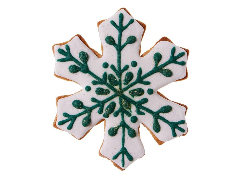 Пряник имбирный «Снежинка» 23