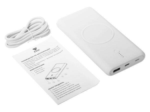 Внешний беспроводной аккумулятор c QC/PD «Reload», 10000 mAh 6