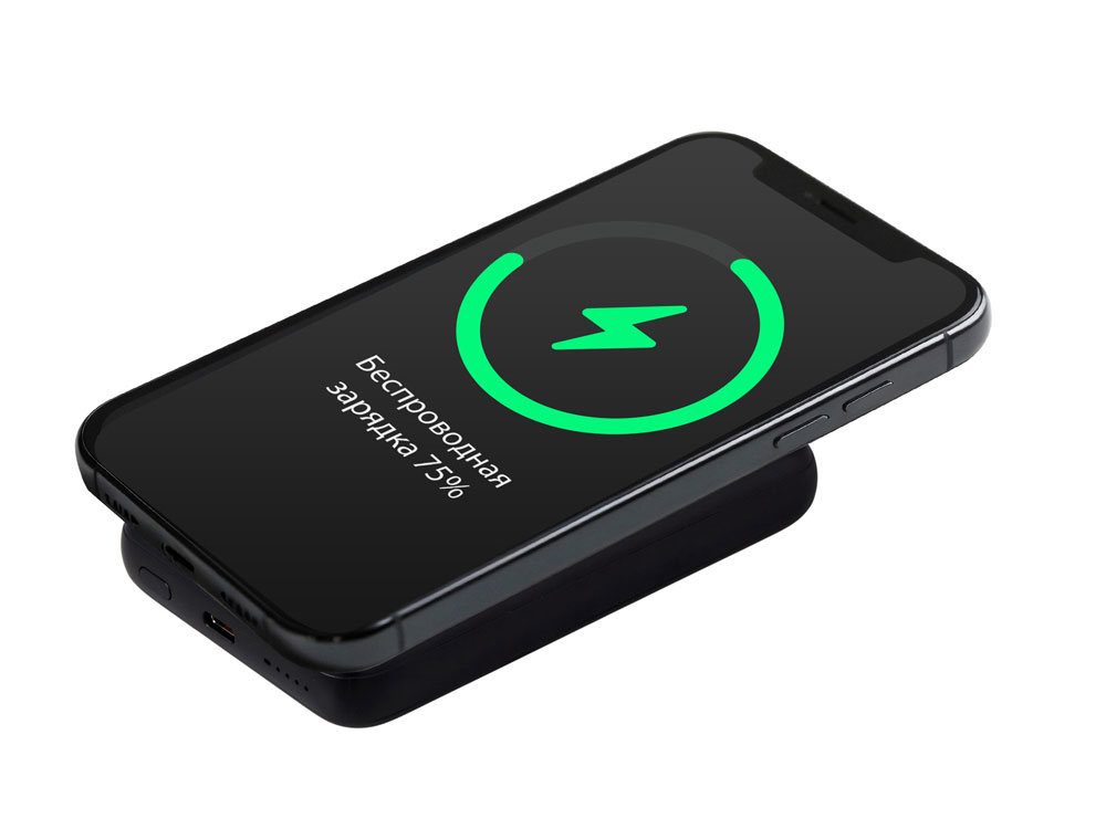 fae080938edd8b16.jpg Магнитный внешний беспроводной аккумулятор «Polarix», QC/PD, 10000 мАч 9