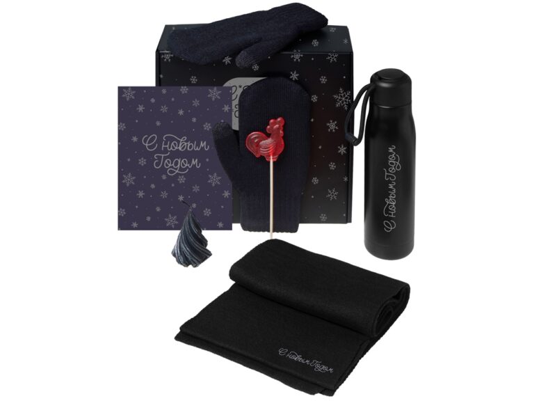 Подарочный набор «Re:Air» с варежками, шарфом и термосом 9
