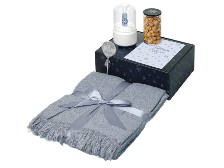 Подарочный набор «Re:Snug» с пледом, увлажнителем и попкорном 33