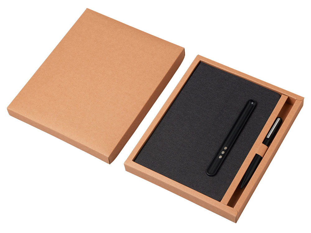 69577e5f0c1f9d9d.jpg Блокнот А5 «NotaBene» с металлической шариковой ручкой и подставкой для телефона 12