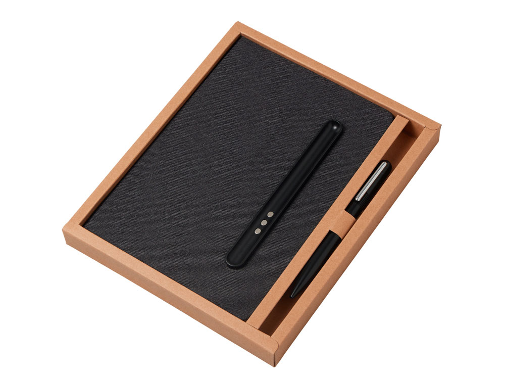 86c65f95a7170a3e.jpg Блокнот А5 «NotaBene» с металлической шариковой ручкой и подставкой для телефона 11