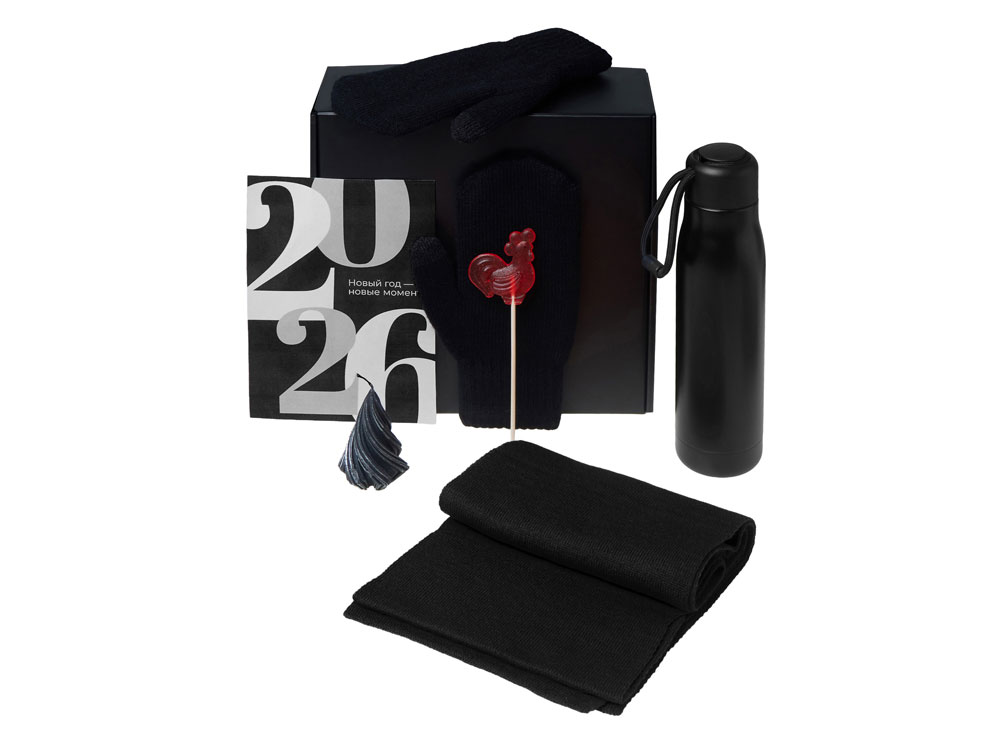 9657b06e4c55c10e.jpg Подарочный набор «Re:Air» с варежками, шарфом и термосом 2