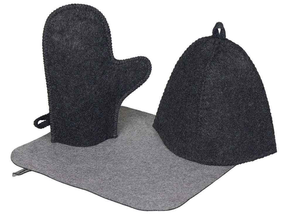 654fa277b81a2e74.jpg Банный набор из шапки, рукавицы и коврика «Calm» 1