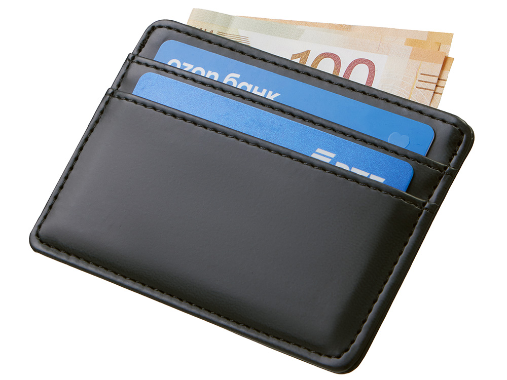 7becbfe75bf28607.jpg Картхолдер для двух карт и наличных денег с зажимом «Crave» 5