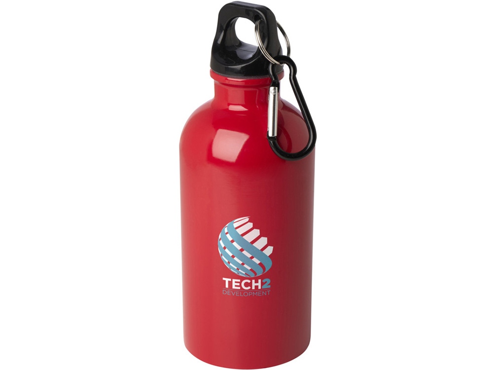 8a4dc5ce2d65276f.jpg Одностенная бутылка для воды с карабином «Oregon», 400 мл 4