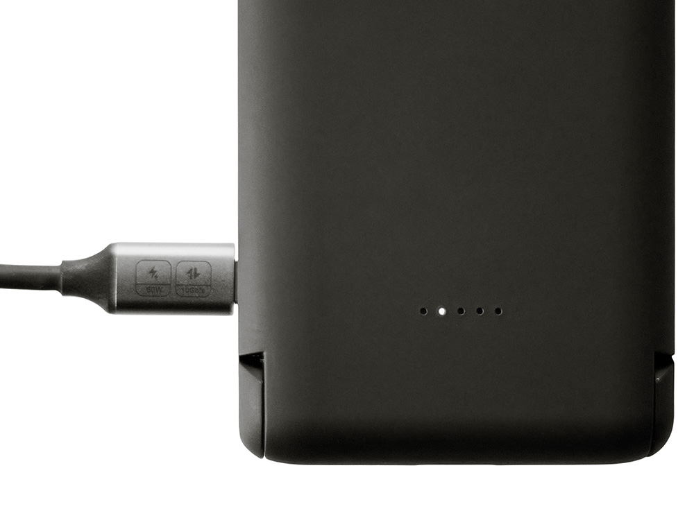 ce7a6f24ab2e354f.jpg Беспроводной внешний аккумулятор с подсветкой лого и подставкой «Magflash», 10000 мАч, 15 Вт 16