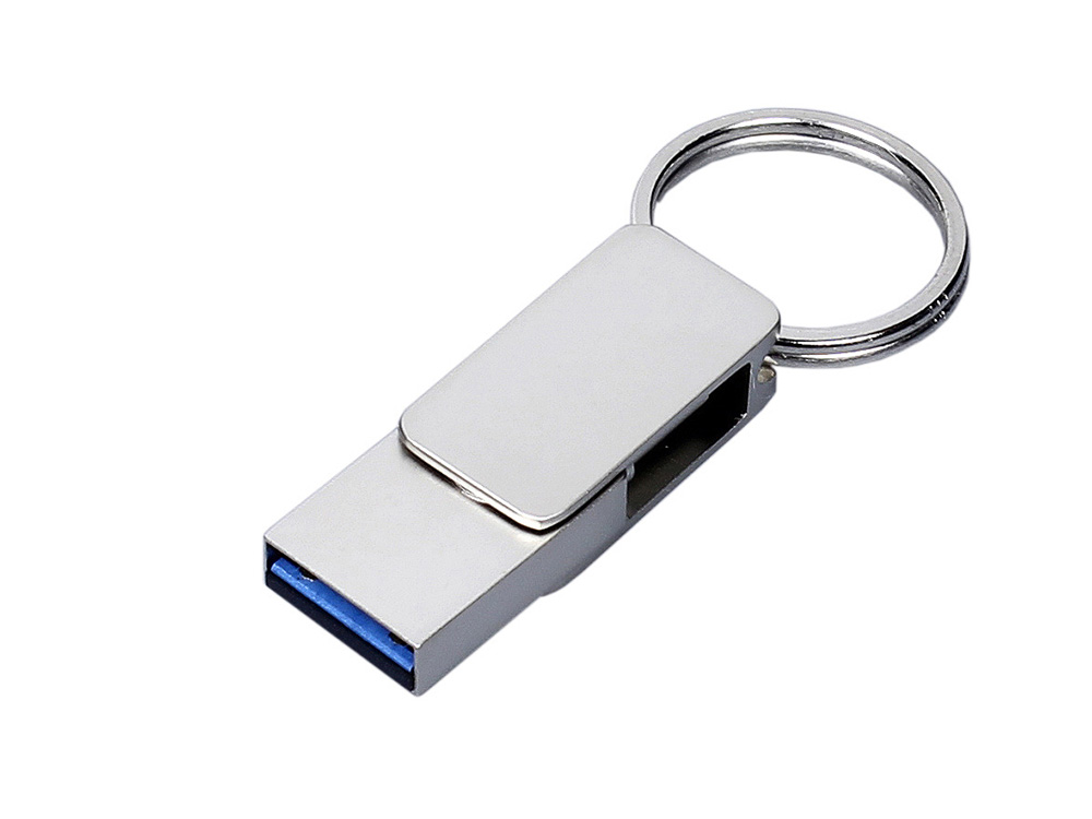 e09c97de4c6c7449.jpg USB 2.0- флешка «Mercury» на 16 Гб с поворотным механизмом и дополнительным разъемом Type-C 2