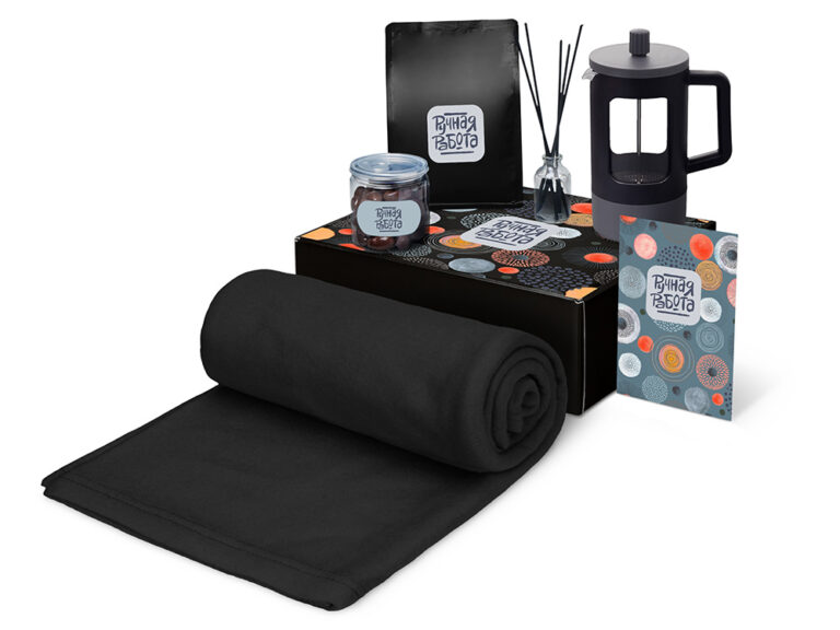 Подарочный набор «Re:y. Vive» с пледом, френч-прессом и кофе 27