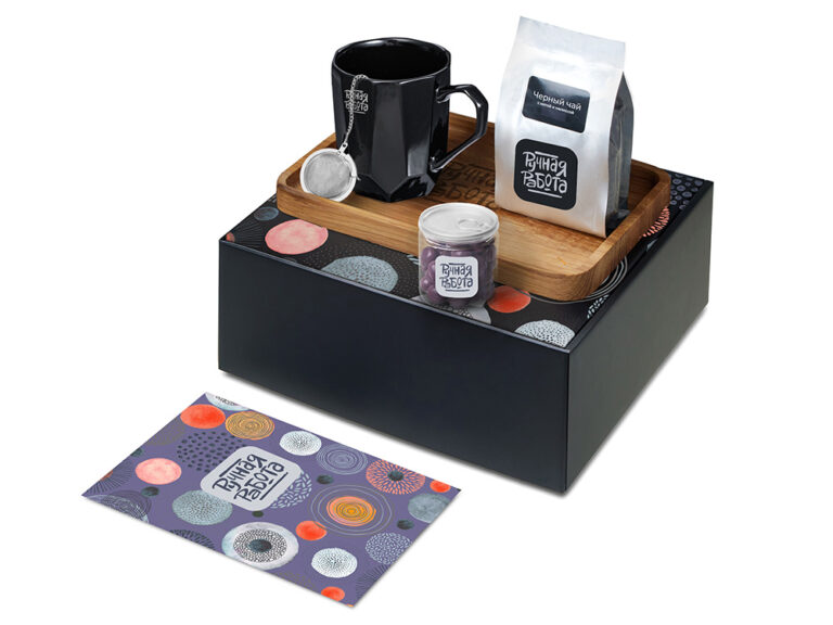 Подарочный набор «Re:y. Hearth» с кружкой, подносом и чаем 13