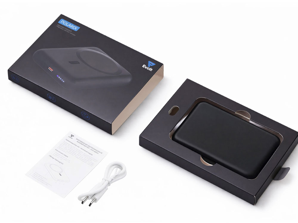 719dd69351dbec3f.jpg Магнитный внешний беспроводной аккумулятор «Polarix», QC/PD, 10000 мАч 10