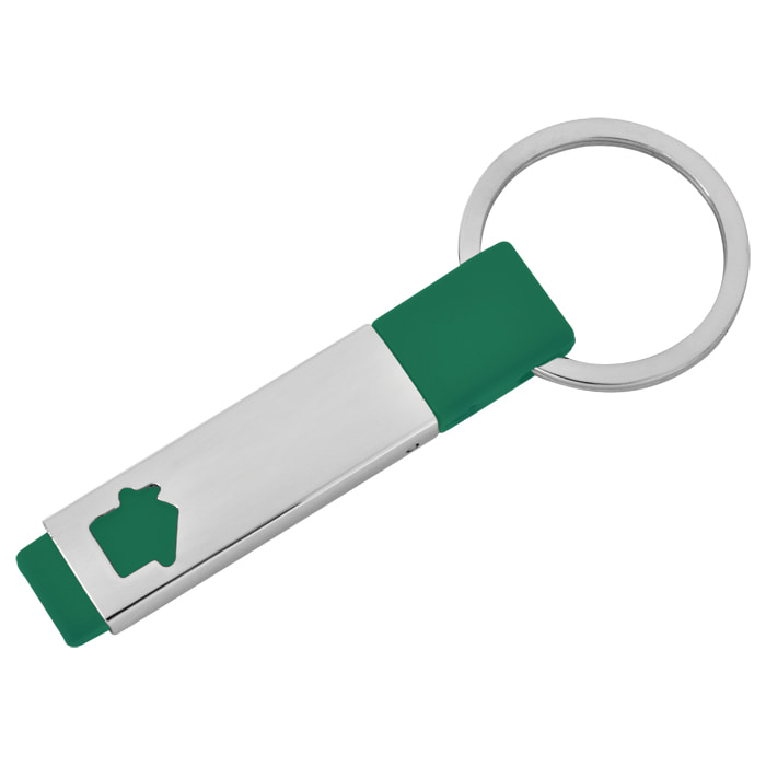 c984d7cc-092f-11e2-a985-18a9053c0de9 Брелок "Домик",зеленый,1,4х7х0,6см,металл,пластик 1