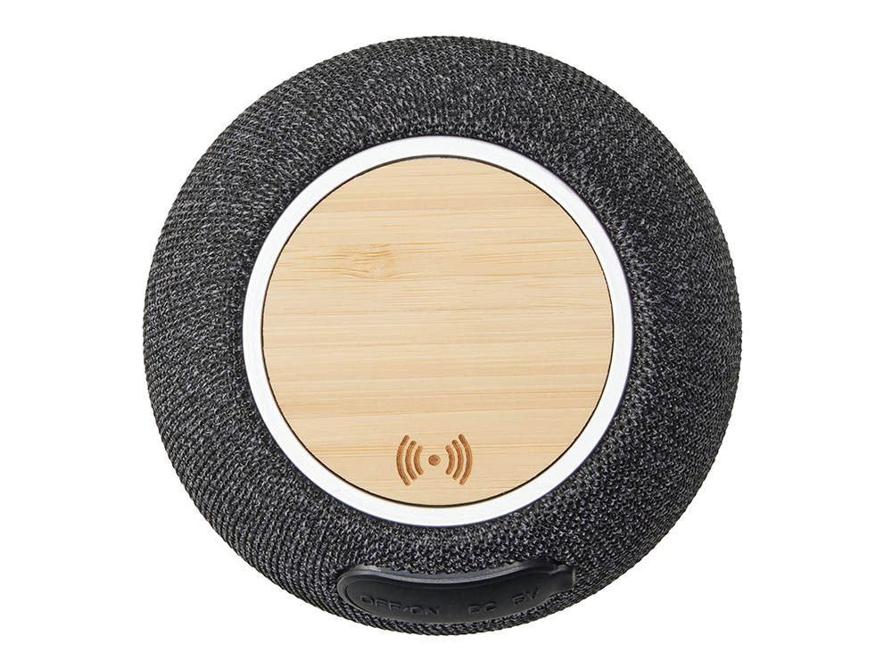 db7aabb1896db08c.jpg Портативная колонка с беспроводной зарядкой «Ареа», 5 Вт 5