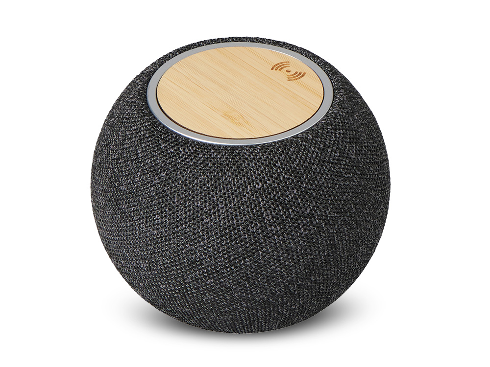 e8d8f158e1c72bfe.jpg Портативная колонка с беспроводной зарядкой «Ареа», 5 Вт 1