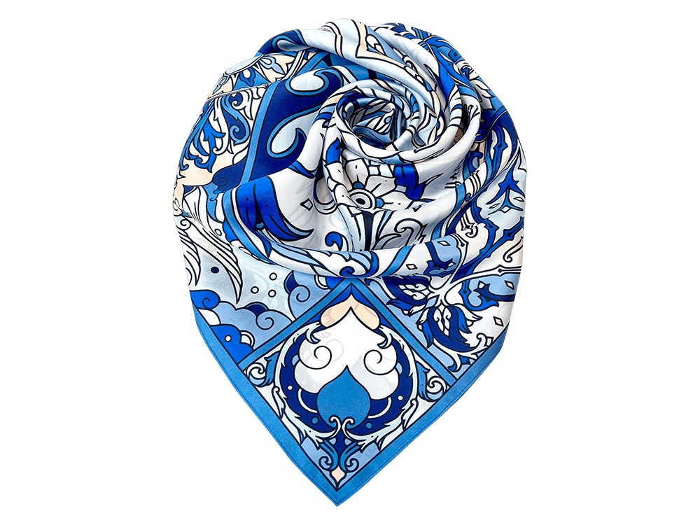 fdde3aed1cadf181.jpg Платок «Царевна-Лебедь» 100% шелк 2