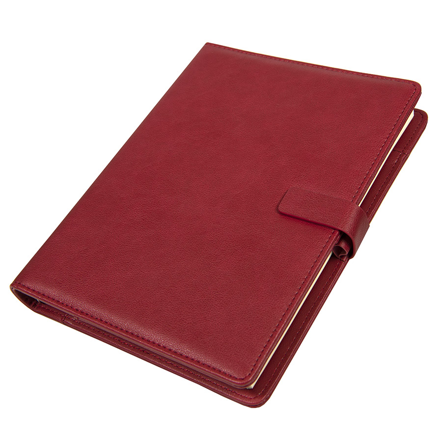 0129b25a-7612-11e9-945f-00155d640301 Ежедневник недатированный Coach, B5, бордовый, кремовый блок, подарочная коробка 1