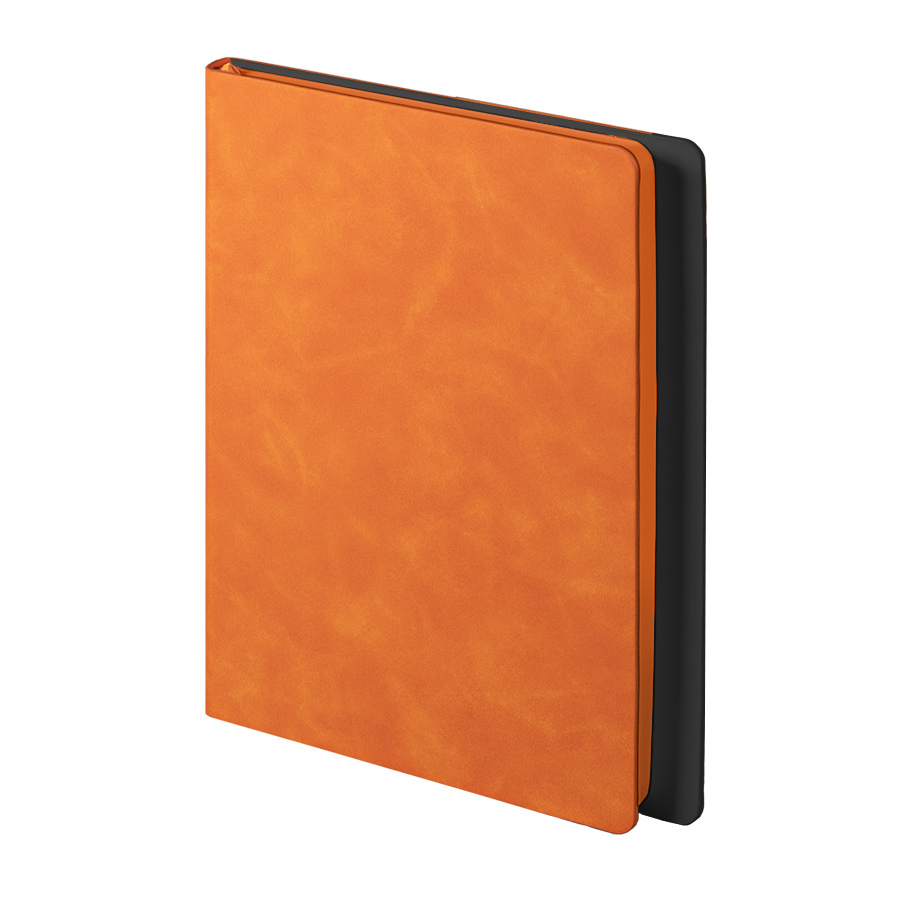29e8e2a9-5caf-11f0-968a-00155d41c407 Ежедневник недатированный Solas, формат А5, с магнитом, оранжевый, кремовый блок в линейку 1