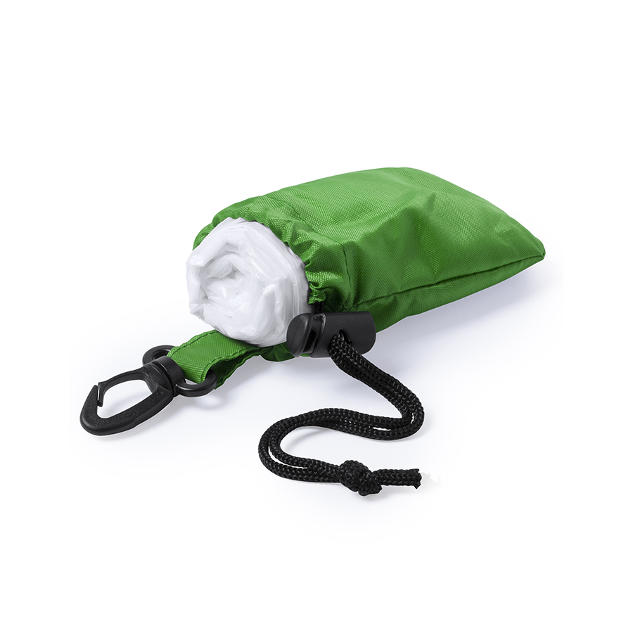 333a7e35-38a5-11e8-943d-00155d640301 Дождевик DOMIN в чехле, зеленый, 9х11х5см, полиэтилен, полиэстер 1