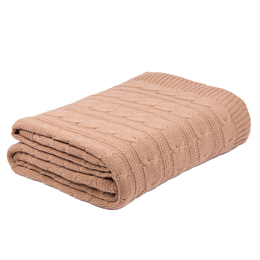 405a8afe-8bc2-11eb-94ce-00155d9ecb08 Плед VELVILJE MAXI, песчаный, шерсть 30%, акрил 70%, 180*200 см 1