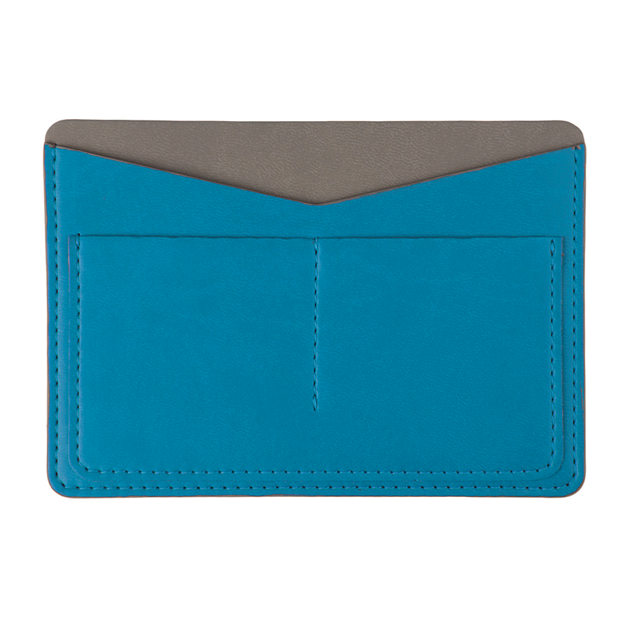 54ef232d-90ad-11e8-9444-00155d640301 Холдер для паспорта и карт "Emotion", 10*14 см, PU, голубой с серым 1