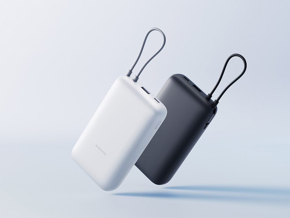 8b82ec18721cfb89.jpg Внешний аккумулятор с встроенным кабелем Xiaomi Power Bank (Integrated Cable), 20000 мАч 6