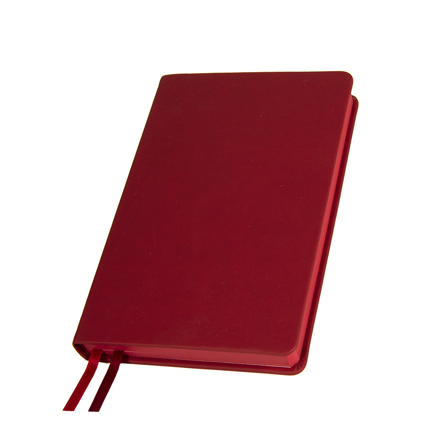 8dda625a-ffa6-11e8-9453-00155d640301 Ежедневник недатированный Softie, А5, бордовый, блок в клетку, бордовый обрез 1