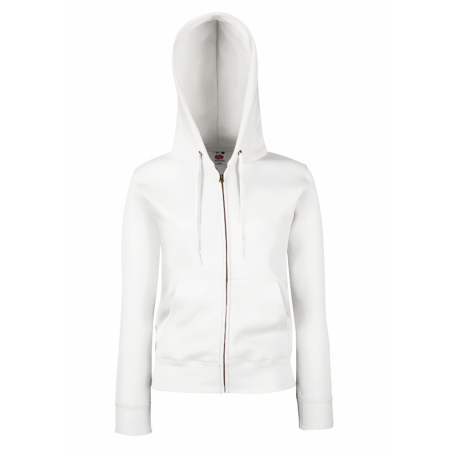 9aae092d-21e3-11e4-940e-00155d640301 Толстовка "Lady-Fit Hooded Sweat Jacket", белый_XS, 75% х/б, 25% п/э, 280 г/м2 1
