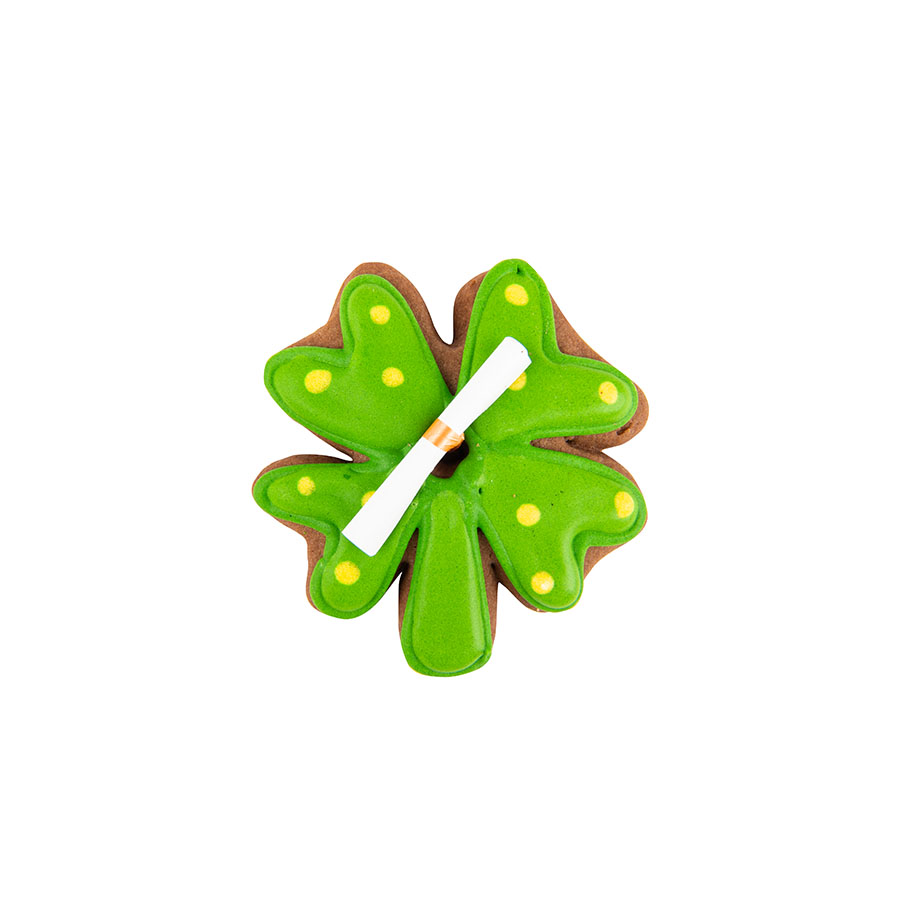 9bc3366a-88fb-11eb-94ce-00155d9ecb08 Печенье шоколадное "Клевер с предсказанием", 35 гр 1