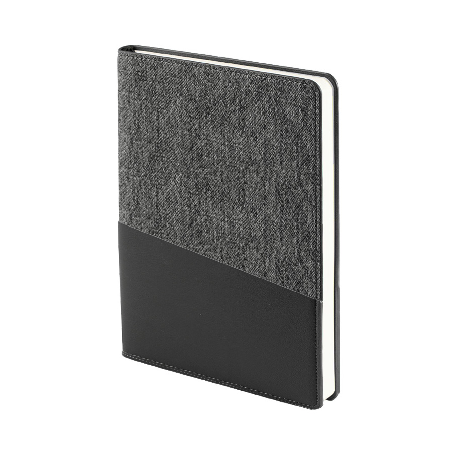 a43ccdc9-827f-11f0-968d-00155d640301 Ежедневник недатированный DENIM, серый, формат А5, блок в линейку 1