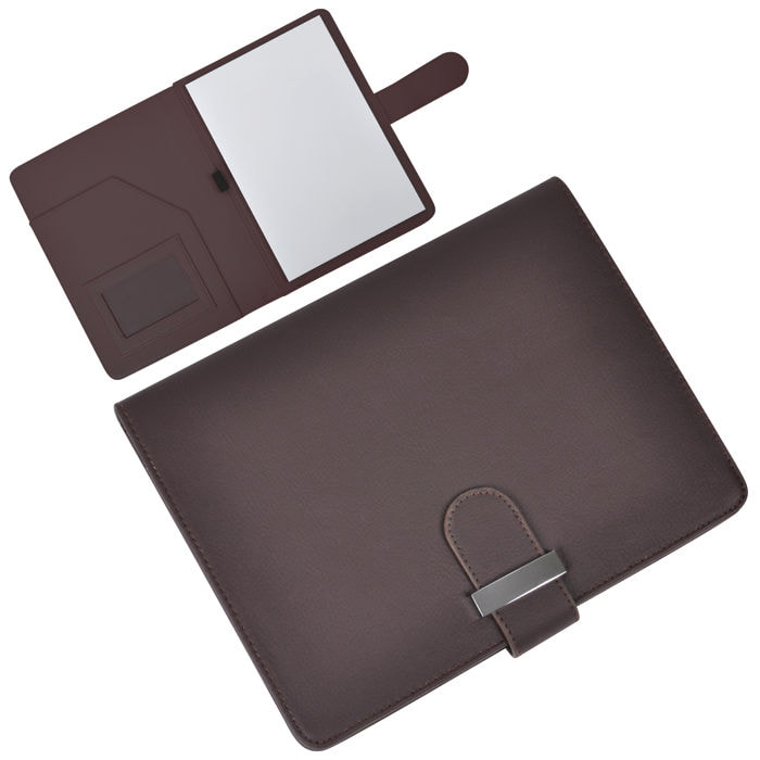 afdb64e1-06fa-11e2-a985-18a9053c0de9 Папка А5 с блокнотом "Classic",коричневая,17,5х23х1,7см, искусственная кожа 1