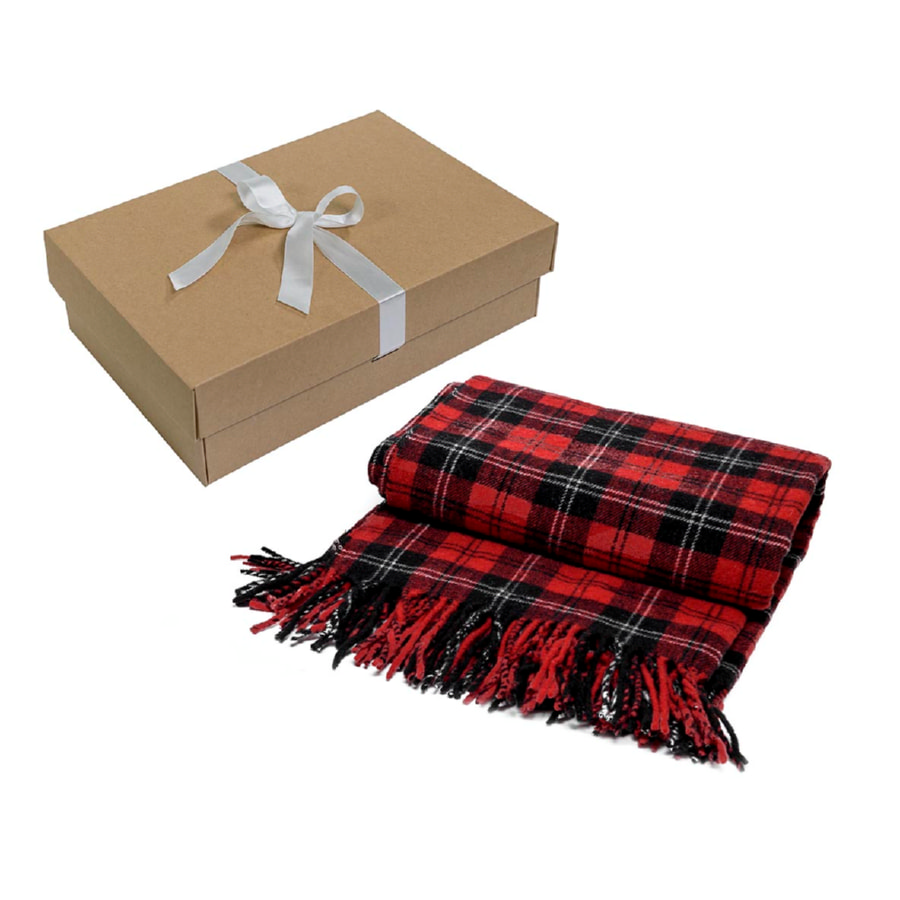 cd20f131-54ee-11e7-942a-00155d640301 Плед "FINE WOOL", красный, 137х160 см; 100% шерсть 1