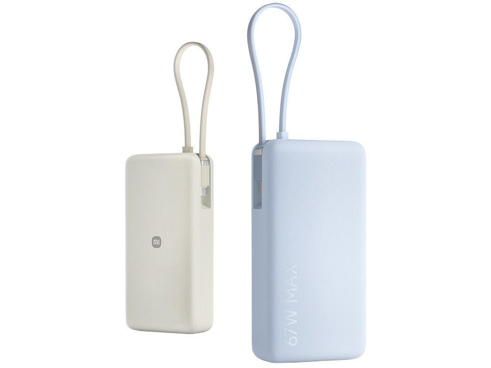 e56d6ea4be33e465.jpg Внешний аккумулятор со встроенным кабелем Xiaomi 67W Power Bank (Integrated Cable), 20000 мАч 8