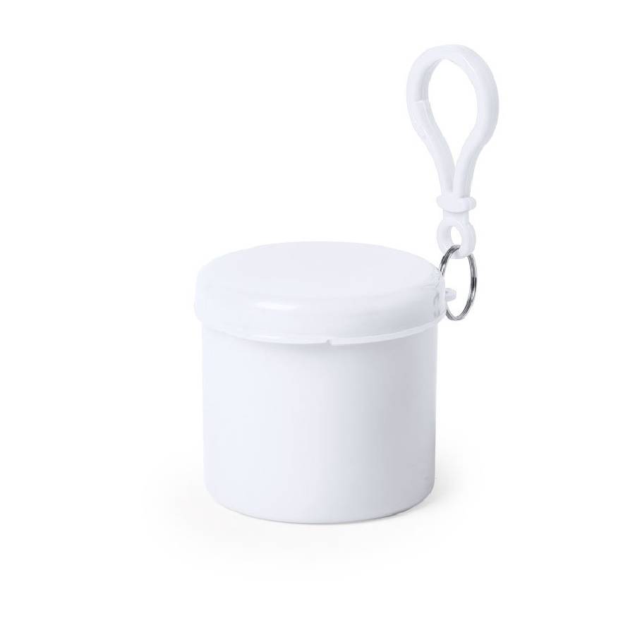 e91be25e-e617-11eb-9549-00155da68a11 Дождевик BIRTOX белого цвета в белом футляре с карабином, 127 х 102 см. материал LDPE 1