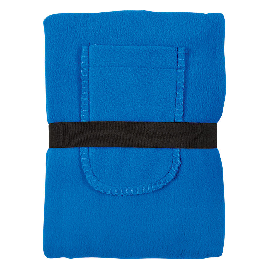 ece722a5-aadc-11e5-9417-00155d640301 Плед "Уютный" с карманами для ног; синий, 130x150 см; флис 260 гр/м2; 1