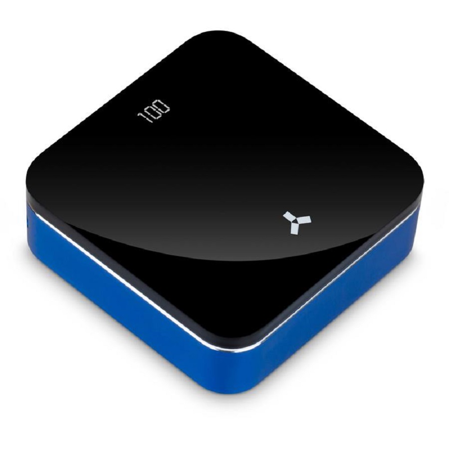 fff6b3a2-55a4-11eb-94c8-00155d9ecb08 Внешний аккумулятор ACCESSTYLE VIOLET 10MP , 10000 мАч, сине-черный 1