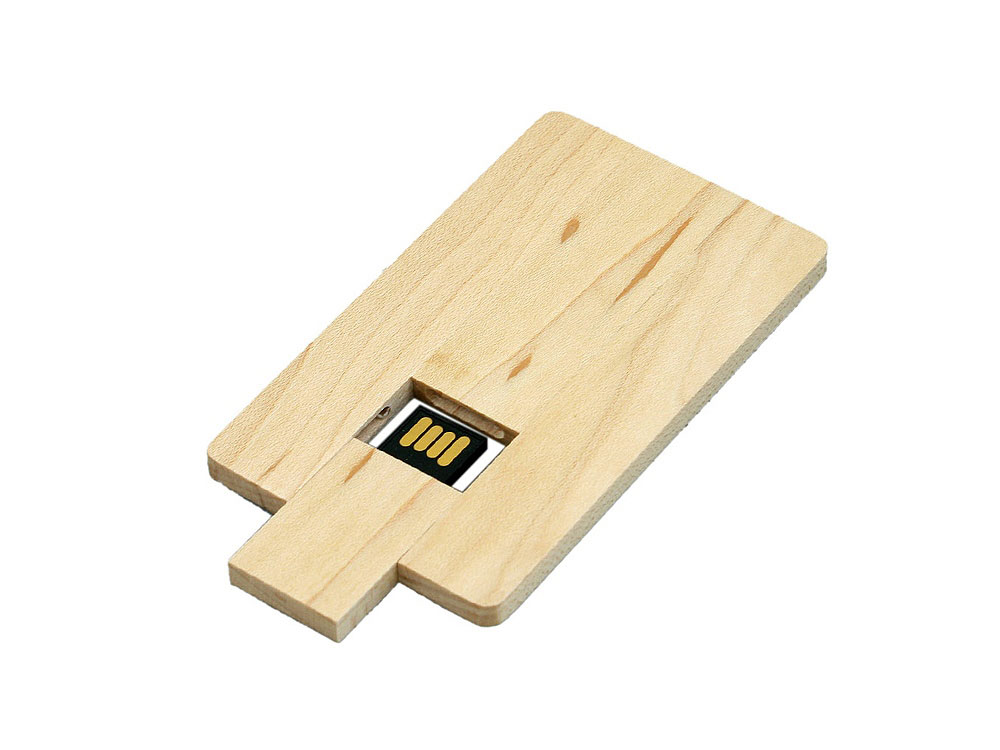 7f649106be30af62.jpg USB 2.0- флешка на 16 Гб в виде деревянной карточки с выдвижным механизмом 3