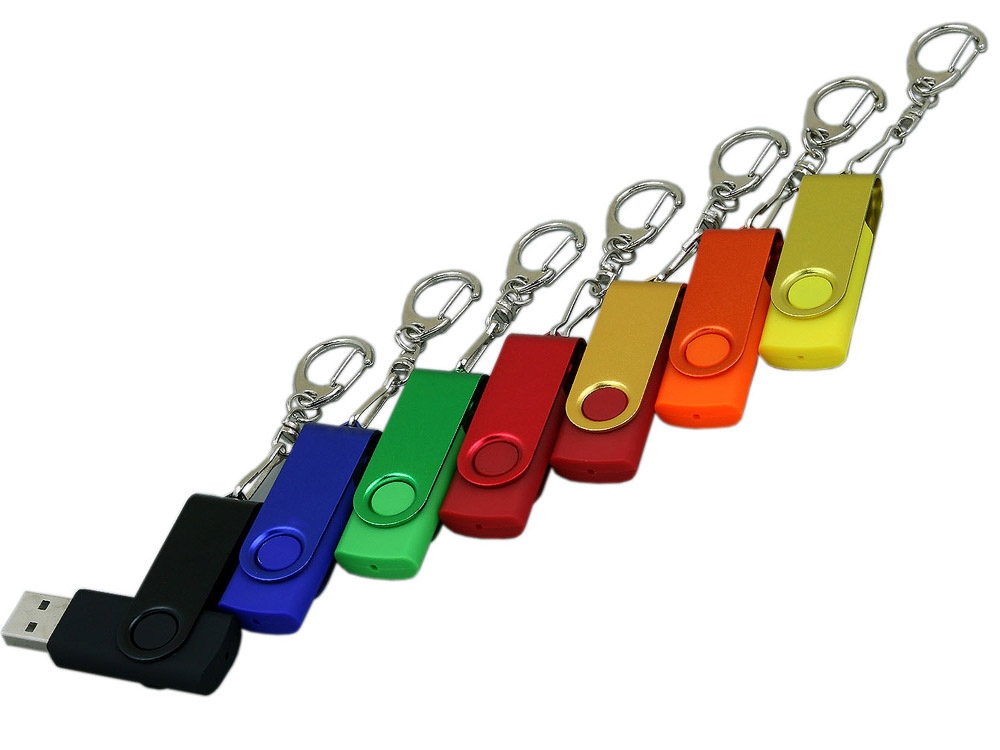 a51f5f56a4426e14.jpg USB 2.0- флешка промо на 16 Гб с поворотным механизмом и однотонным металлическим клипом 4