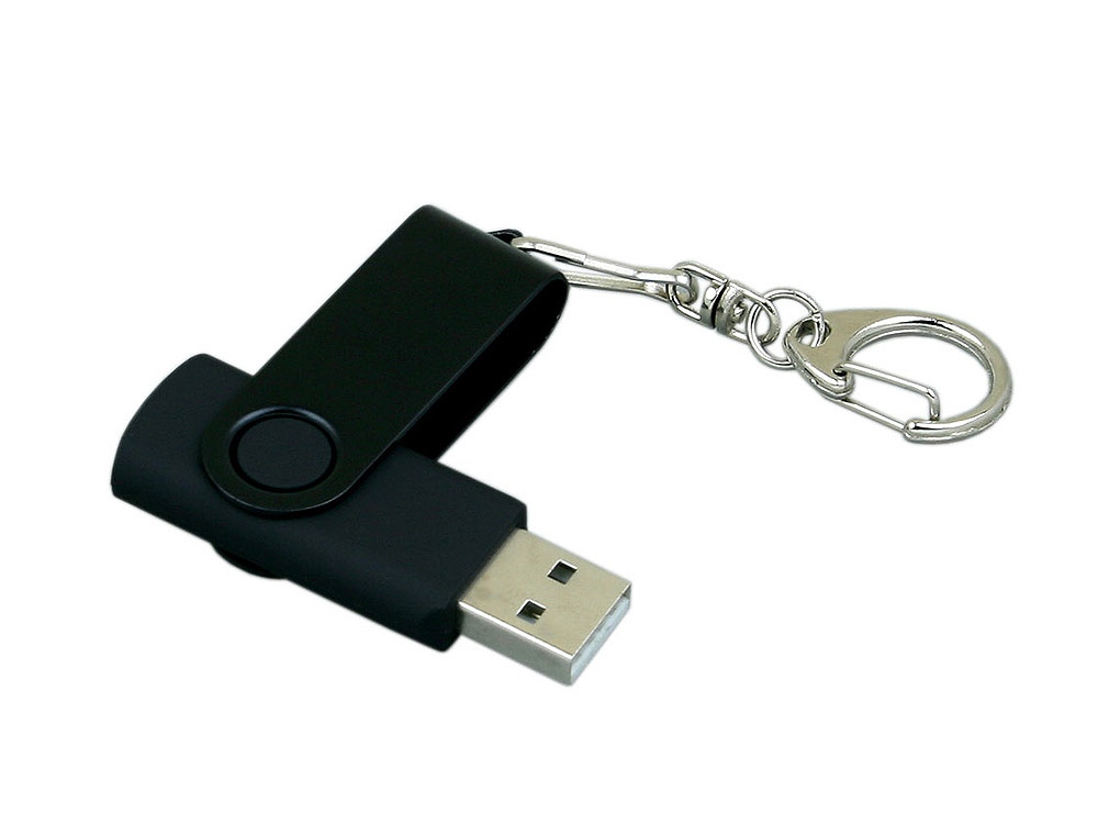 a92c518d9fcd0e99.jpg USB 2.0- флешка промо на 16 Гб с поворотным механизмом и однотонным металлическим клипом 3