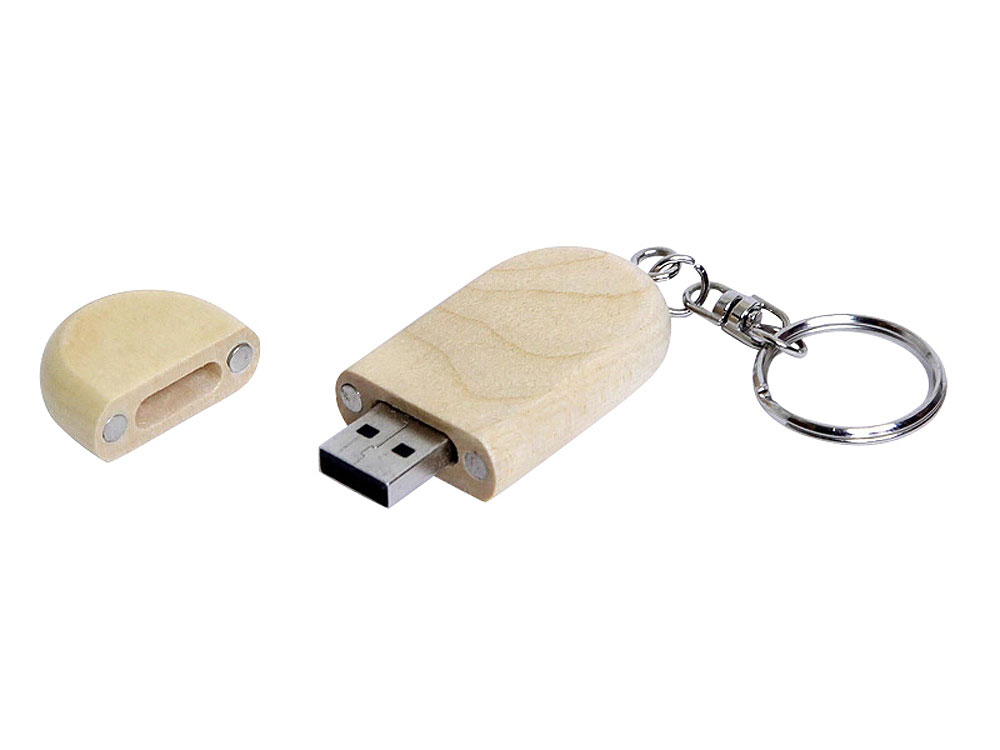 ea977ecdf1fed5d1.jpg USB 3.0- флешка на 64 Гб овальной формы и колпачком с магнитом 2