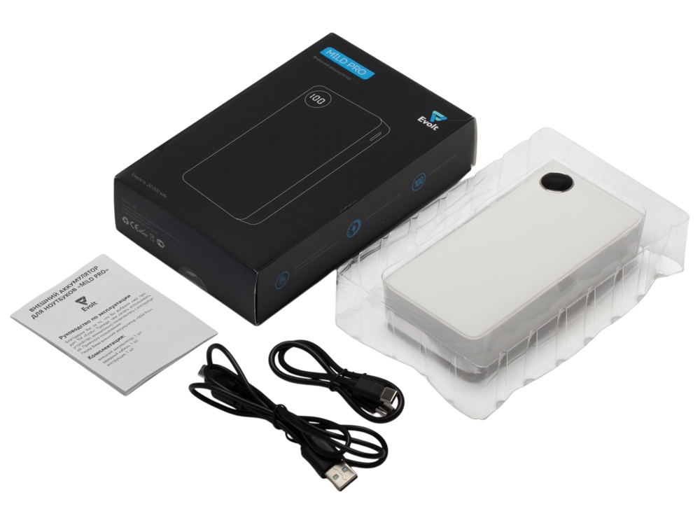 e5dd951307b0932c.jpg Внешний аккумулятор «Mild Pro» c быстрой зарядкой QC/PD, soft-touch, 20 000 mAh 9