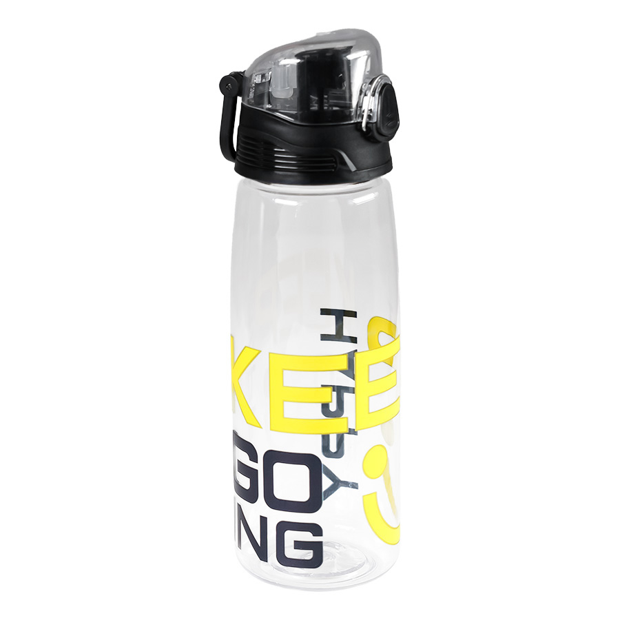 3dd37baf-76bb-11f1-96b1-00155d41c407 Бутылка для воды FLASK, Круговая УФ печать, 800 мл; 25,2х7,7см, прозрачный, пластик 1